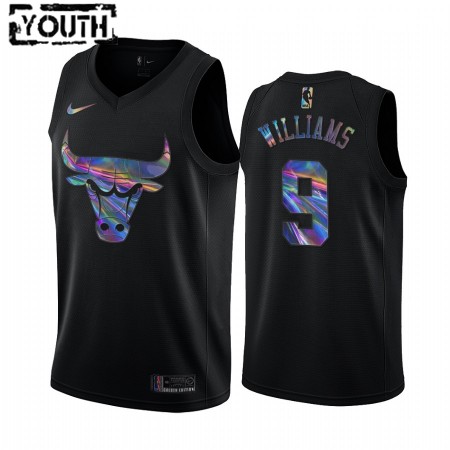Chicago Bulls Patrick Williams 9 Iridescent HWC Collection Lasten Pelipaidat Swingman